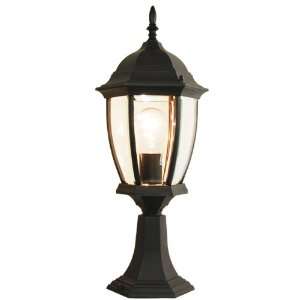   Deluxe Black Finished Outdoor Pole Lighting: Home Improvement