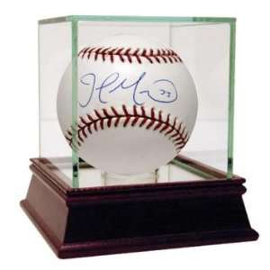  John Maine Signed Baseball   Autographed Baseballs: Sports 