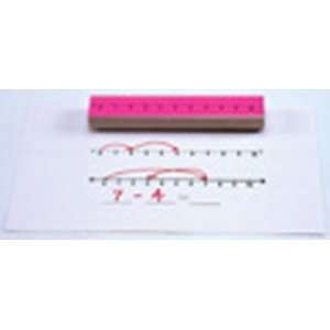  Stamp Set Number Line 3/Pk Numbers: Office Products
