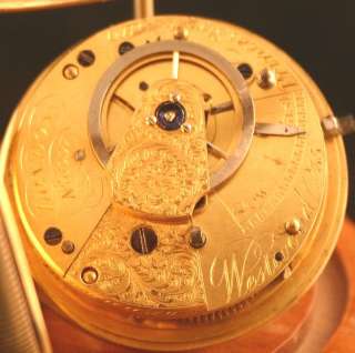 RARE English Verge Fusee Pocket Watch 1800s  