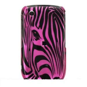  Cuffu   Pink Zebra Face   Blackberry 8520 Case Cover 