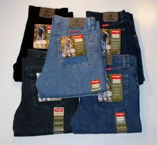 New Wrangler Five Star Premium Denim Regular Fit Jeans Men’s Sizes 5 