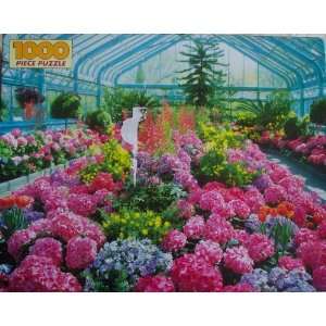  Golden Conservatory Flowers 1000 Piece Jigsaw Puzzle: Toys 