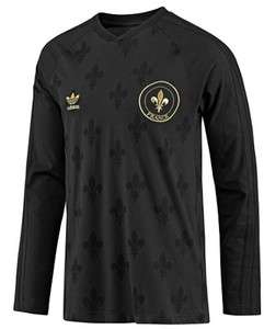   Adidas Originals FRANCE E12 Soccer Football T Shirt Black Retro jersey