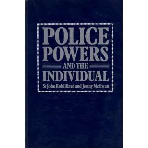  Police Powers and the Individual (9780631139966) St. John 