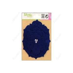   Fashion Embellishment Corsage Camelia Navy (Pack of 3): Pet Supplies