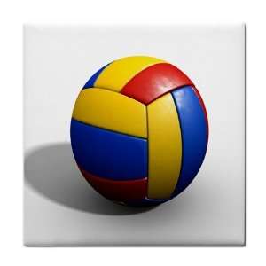  Volleyball Sport Tile Trivet 