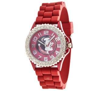Florida State Seminoles, Collegiate Jewelry, Garnet Red Silicone Watch 