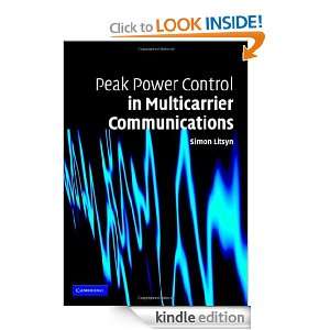 Peak Power Control in Multicarrier Communications: Simon Litsyn 