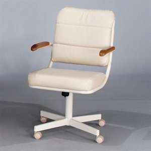   C318 788UN 9821 Ivory Charade Armed Dining Chair: Home & Kitchen