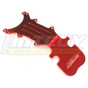  Integy Rear Type II Skid Plate, Red TMX INTT3858NR Toys & Games