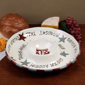    Texas A&M Aggies 2 In 1 Chips & Dip Bowl: Sports & Outdoors