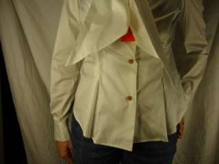 NWT $475 Vivienne Westwood red label cotton blouse 40 6  