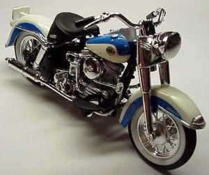 1958 Harley Davidson Duo Glide   (Blue & White)  
