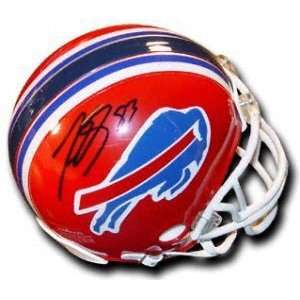 Lee Evans Autographed Mini Helmet: Buffalo Bills Hand Signed Mini 
