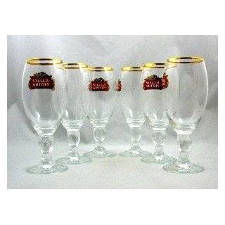  Stella Artois 40 Cl Beer Glasses Set of 2: Kitchen 