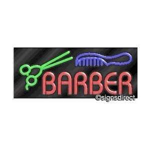  Barber Neon Sign w/Graphic