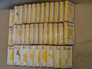 Sizzix Yellow Dies, Many to Select from to Purchase / Retired or 
