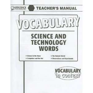  Science and Technology (Vocabulary in Context 