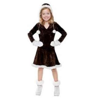 Eskimo Cutie Costume Girl Brown Dress Child Halloween  