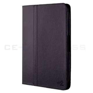 black leather case folio cover for motorola xoom wifi 3g