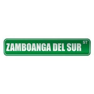   ZAMBOANGA DEL SUR ST  STREET SIGN CITY PHILIPPINES