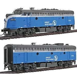   Sound and DCC   Great Northern #474 D and #371 B (Big Sky Blue) Toys