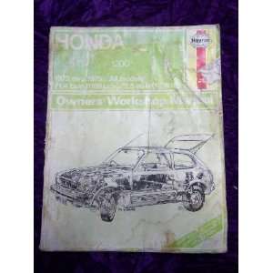   Honda Civic 73 79 OEM OEM Owners Workshop Manual: Haynes Honda: Books