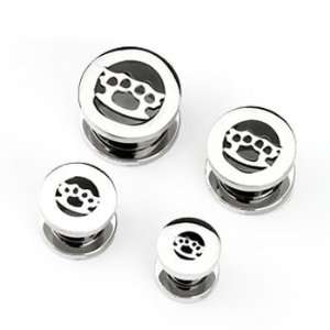   screw fit tunnel with inner knuckles, 0 ,sold individually Jewelry