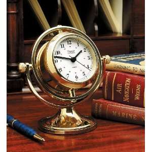  Skipjack Brass Clock/Barometer Patio, Lawn & Garden