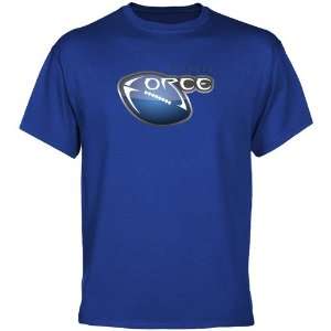  AFL Georgia Force Royal Blue Team Logo T shirt Sports 