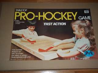 VINTAGE TABLE TOP PRO HOCKEY GAME WOOD SPORT CHILD  