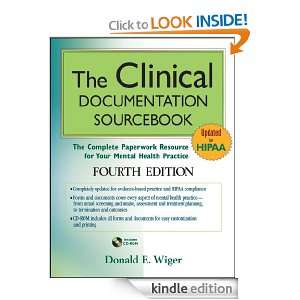 The Clinical Documentation Sourcebook The Complete Paperwork Resource 