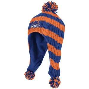 Boise State Broncos Youth adidas Tassel Knit Hat:  Sports 