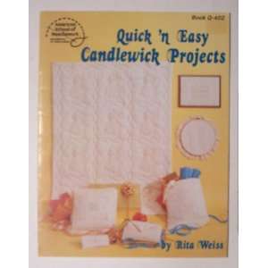    Quick n Easy Candlewick Projects Stitching Craft Book Books