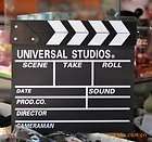 Clapperboard TV Film Movie Action Cut Slate Prop Hardwood Clapper 