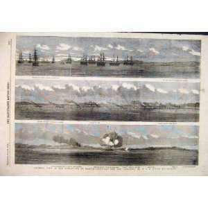  : 1875 Yachts Winter Quarters Cowes Isle Wight Print: Home & Kitchen