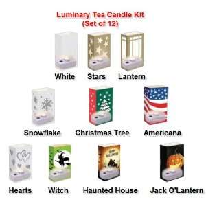  Luminary Kits  Tea Candle 12 Pack (Flame Resistant Bags 