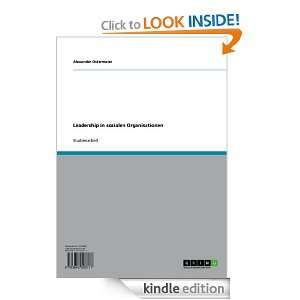 Leadership in sozialen Organisationen (German Edition) Alexander 