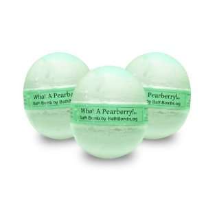  3 pack Pearberry Bath Bombs Beauty