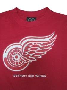 Mens Detroit Redwings Long Sleeve Shirt Jersey Med XL  