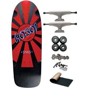   Red Retro Re Issue Old School Skateboard Complete: Sports & Outdoors