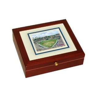 Atlanta Braves Turner Field Stadium Mini Desk Box: Sports 