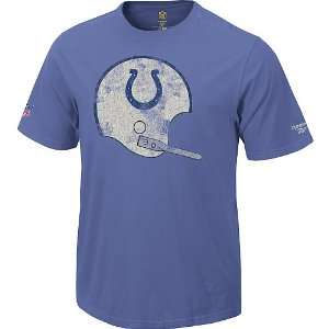  Indianapolis Colts Retro Helmet T Shirt: Sports & Outdoors