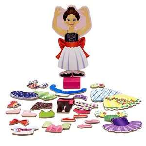   Girls Ballerina Magnetic Dress Up Set: Melissa & Doug: Toys & Games