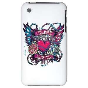  iPhone 3G Hard Case Look After My Heart Roses Chains and 