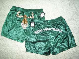 Accents by Isaco Merry Christmoose Polyester Boxer XL  