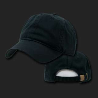   Two Ply Washed Polo Style Cotton Baseball Cap Caps Hat Hats  