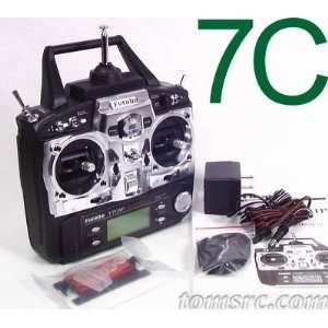  Futaba 7CAP 7 Channel FM PCM Transmitter + R138DP + 4 