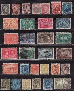 CANADA Very Old Used Premium Select Postage Stamps  